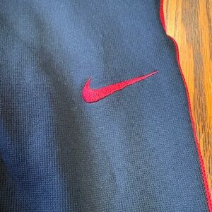 NIKE SIZE MEDIUM RED & BLACK THERMA FIT JOGGERS